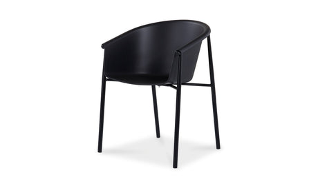 Shindig Outdoor Dining Chair Black by Moe's Home at Eve Furniture