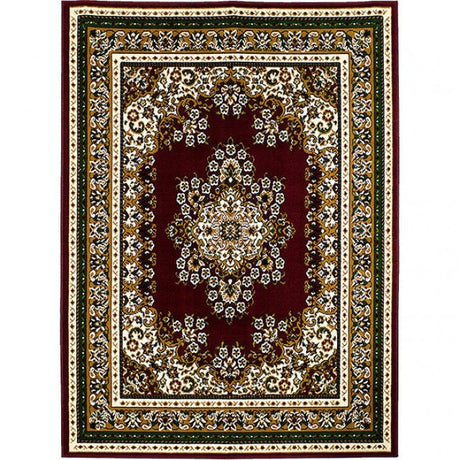 Shinta Burgundy Area Rug by Furniture of America at Eve Furniture