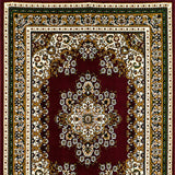 Shinta Burgundy Area Rug by Furniture of America at Eve Furniture