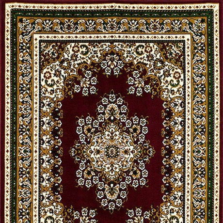 Shinta Burgundy Area Rug by Furniture of America at Eve Furniture