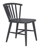 Shio Black Outdoor Dining Chair by Zuomod at Eve Furniture