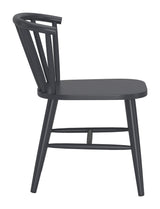 Shio Black Outdoor Dining Chair by Zuomod at Eve Furniture
