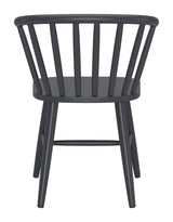 Shio Black Outdoor Dining Chair by Zuomod at Eve Furniture