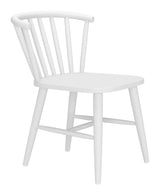 Shio White Outdoor Dining Chair by Zuomod at Eve Furniture
