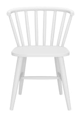 Shio White Outdoor Dining Chair by Zuomod at Eve Furniture