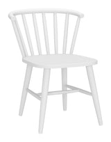 Shio White Outdoor Dining Chair by Zuomod at Eve Furniture