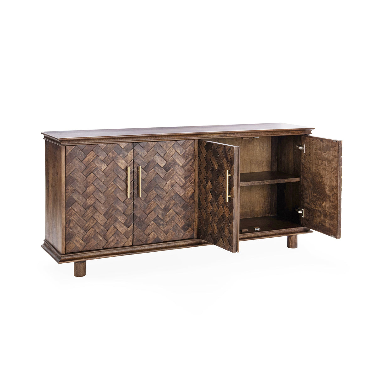 Shira 4 Door Buffet - Kona Brown by Classic Home at Eve Furniture