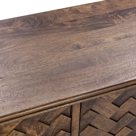 Shira 4 Door Buffet - Kona Brown by Classic Home at Eve Furniture