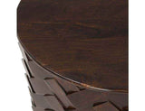 Shira Brown Round End Table by Classic Home at Eve Furniture