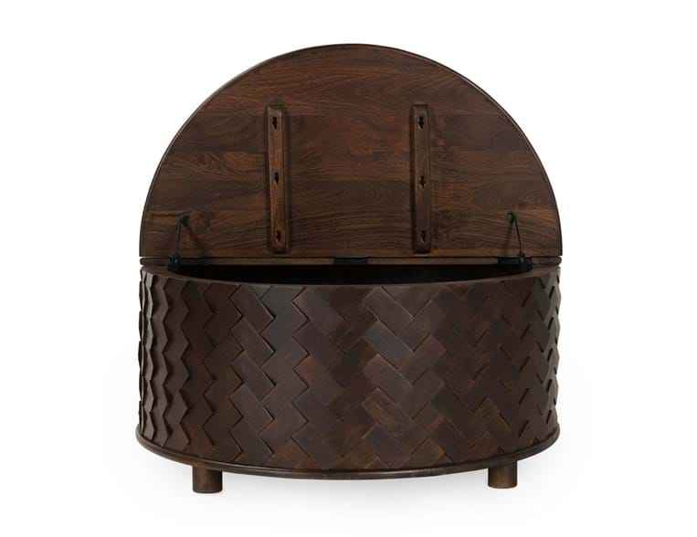 Shira Kona Brown Storage Coffee Table by Classic Home at Eve Furniture
