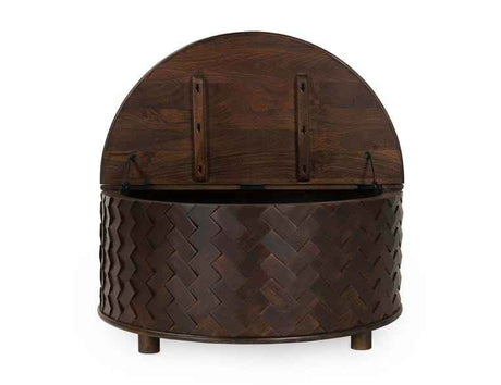 Shira Kona Brown Storage Coffee Table by Classic Home at Eve Furniture