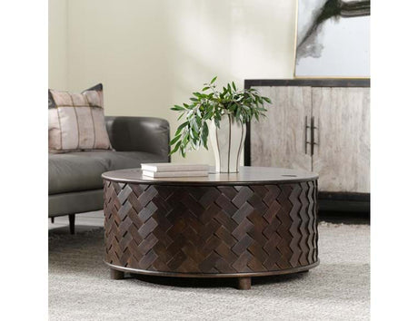 Shira Kona Brown Storage Coffee Table by Classic Home at Eve Furniture