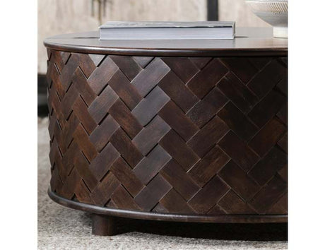 Shira Kona Brown Storage Coffee Table by Classic Home at Eve Furniture