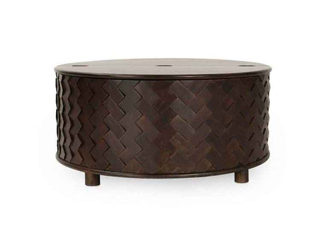 Shira Kona Brown Storage Coffee Table by Classic Home at Eve Furniture