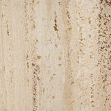 Shivon Rectangular Light Brown Mango Wood W/ Travertine Dining Table by Mercana at Eve Furniture
