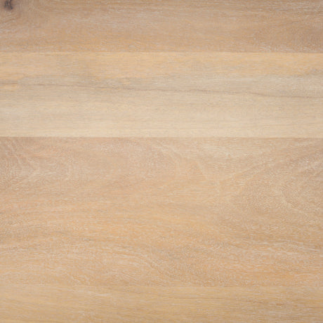 Shivon Rectangular Light Brown Mango Wood W/ Travertine Dining Table by Mercana at Eve Furniture