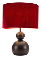 Shobu Red Table Lamp by Zuomod at Eve Furniture
