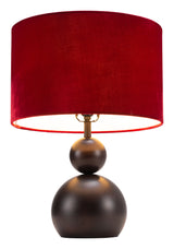 Shobu Red Table Lamp by Zuomod at Eve Furniture