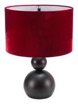 Shobu Red Table Lamp by Zuomod at Eve Furniture