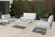 Shomari White 5 Pc. Wicker Sofa Set by Furniture of America at Eve Furniture