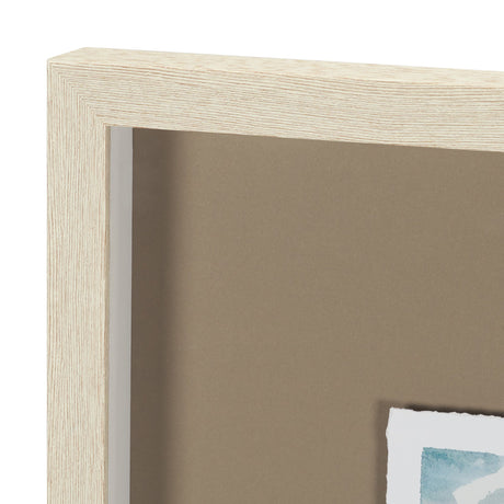 Shoreline Beauty I by Mercana Studio Hand Embelished Framed Artwork Matted under Glass by Mercana at Eve Furniture