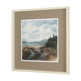 Shoreline Beauty II by Mercana Studio Hand Embelished Framed Artwork Matted under Glass by Mercana at Eve Furniture