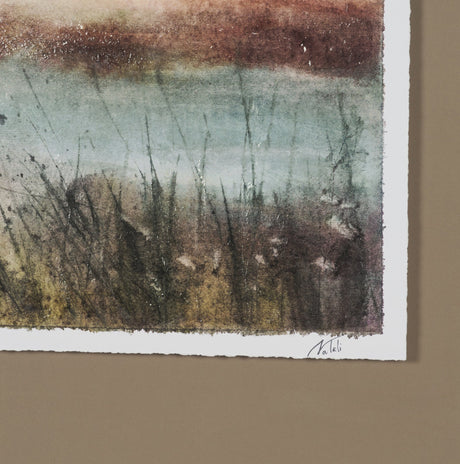 Shoreline Beauty III by Mercana Studio Hand Embelished Framed Artwork Matted under Glass by Mercana at Eve Furniture