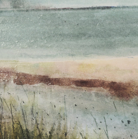 Shoreline Beauty III by Mercana Studio Hand Embelished Framed Artwork Matted under Glass by Mercana at Eve Furniture