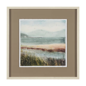 Shoreline Beauty III by Mercana Studio Hand Embelished Framed Artwork Matted under Glass by Mercana at Eve Furniture