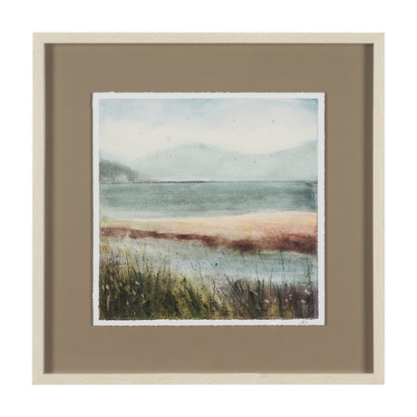 Shoreline Beauty III by Mercana Studio Hand Embelished Framed Artwork Matted under Glass by Mercana at Eve Furniture