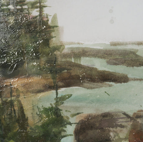 Shoreline Beauty IV by Mercana Studio Hand Embelished Framed Artwork Matted under Glass by Mercana at Eve Furniture