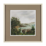 Shoreline Beauty IV by Mercana Studio Hand Embelished Framed Artwork Matted under Glass by Mercana at Eve Furniture