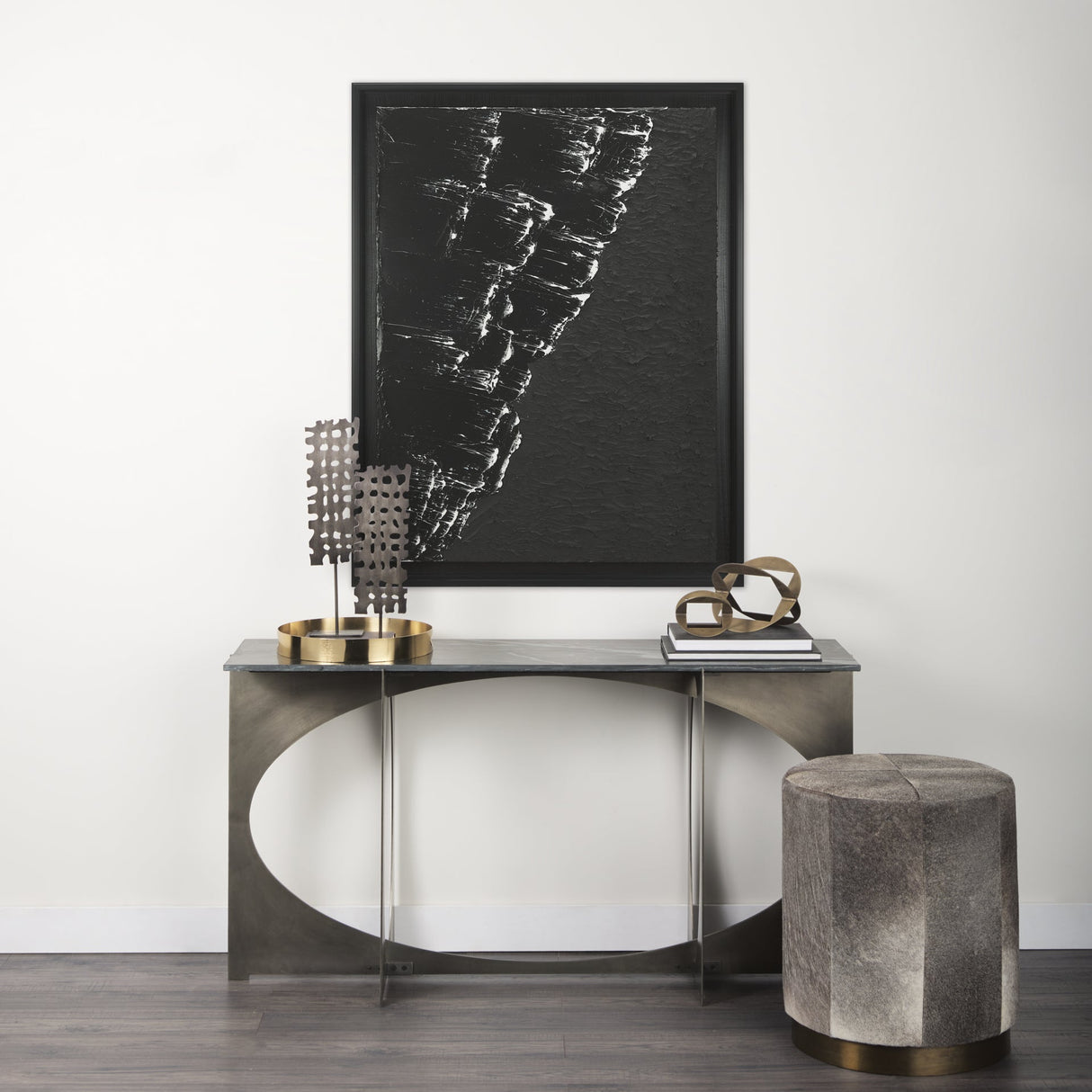 Shoreline by Studio M a handmade Original Framed Canvas 3D Textured Artwork by Mercana at Eve Furniture