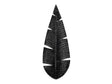 Shoreline Palm Black Wall Decor by Crestview at Eve Furniture
