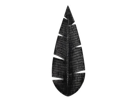 Shoreline Palm Black Wall Decor by Crestview at Eve Furniture