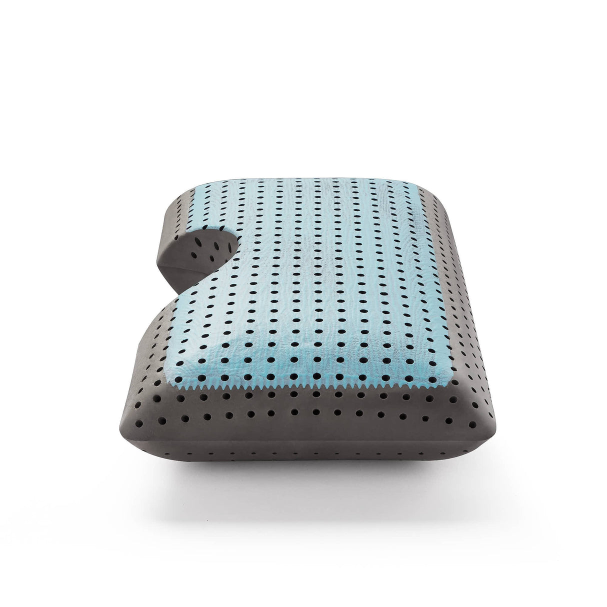 Shoulder CarbonCool LT + Omniphase White King Pillow by Malouf at Eve Furniture