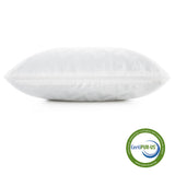 Shoulder Gel Dough + Z Gel White Queen Pillow by Malouf at Eve Furniture
