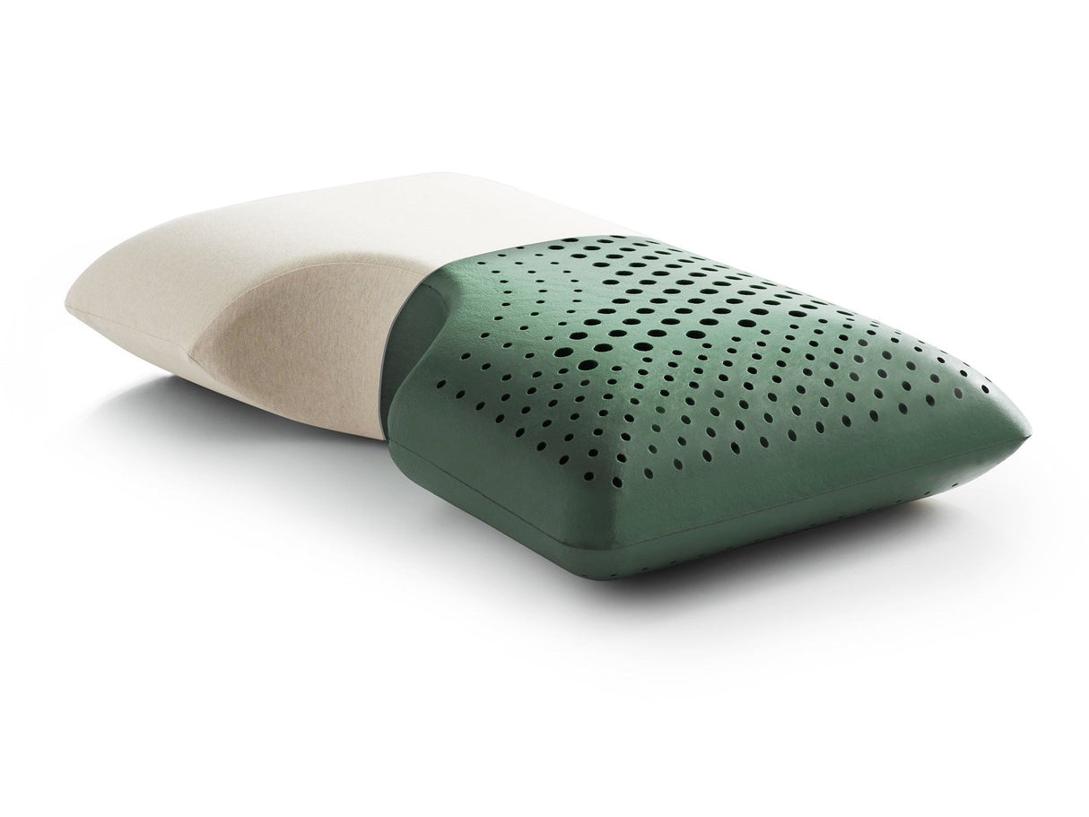 Shoulder Zoned Dough Cbd Oil Queen Pillow by Malouf at Eve Furniture