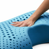 Shoulder Zoned Gel ActiveDough White King Pillow by Malouf at Eve Furniture