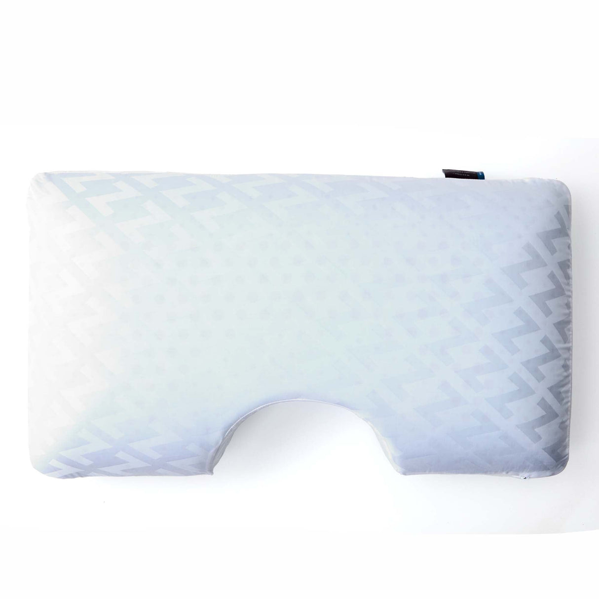Shoulder Zoned Gel ActiveDough White Queen Pillow by Malouf at Eve Furniture
