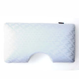 Shoulder Zoned Gel ActiveDough White Queen Pillow by Malouf at Eve Furniture