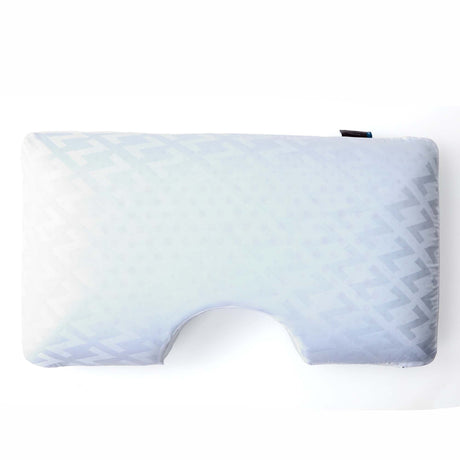 Shoulder Zoned Gel ActiveDough White Queen Pillow by Malouf at Eve Furniture