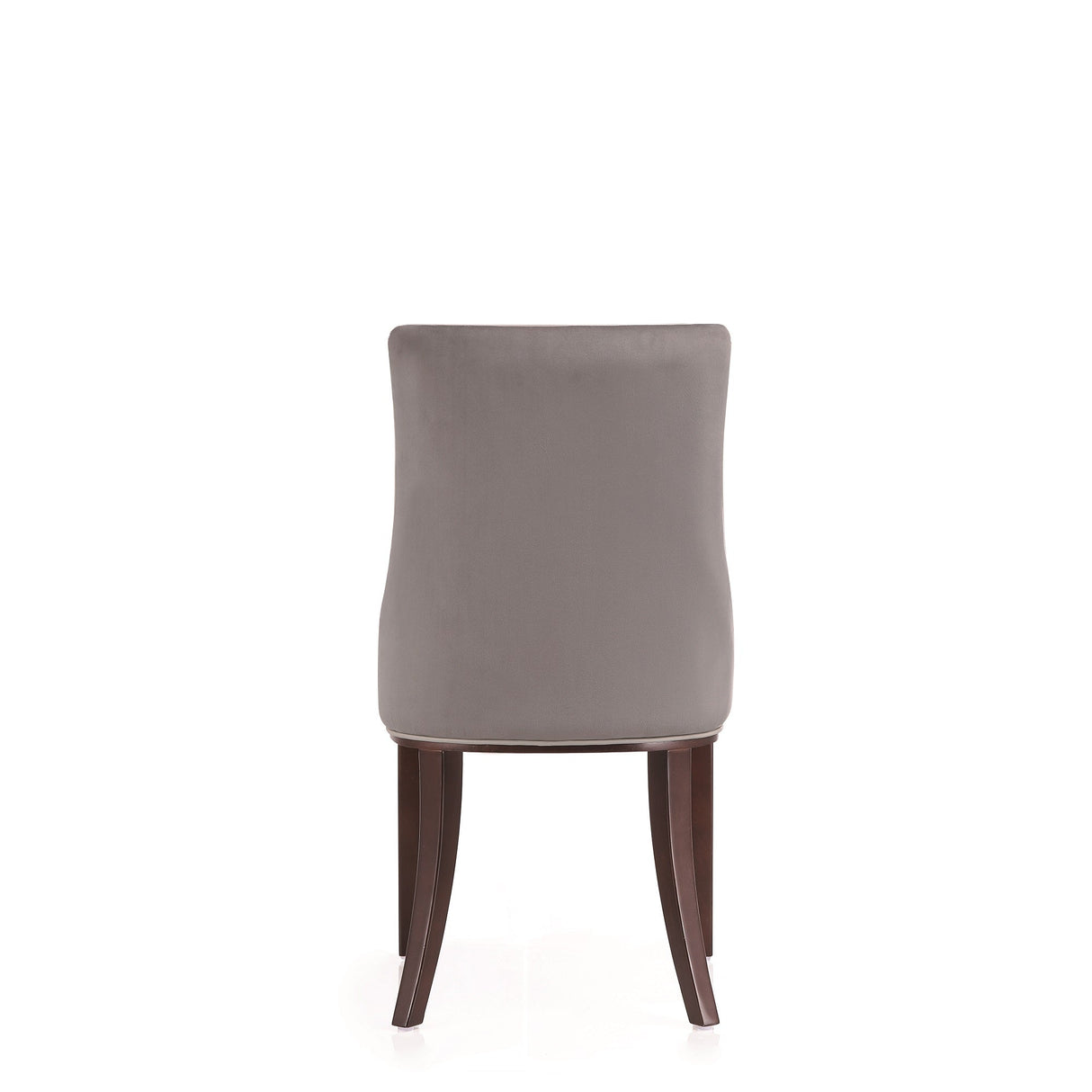 Shubert 6-Piece Faux Leather and Velvet Dining Chair Set in Light Grey by Manhattan Comfort at Eve Furniture