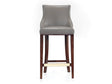 Shubert Barstool in Dark Taupe by Manhattan Comfort at Eve Furniture