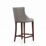 Shubert Barstool in Dark Taupe (set of 2) by Manhattan Comfort at Eve Furniture