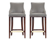 Shubert Barstool in Dark Taupe (set of 2) by Manhattan Comfort at Eve Furniture