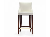 Shubert Barstool in Ivory by Manhattan Comfort at Eve Furniture