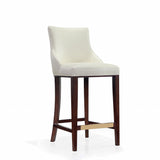 Shubert Barstool in Ivory (set of 2) by Manhattan Comfort at Eve Furniture