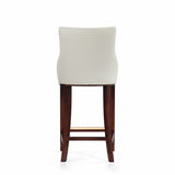 Shubert Barstool in Ivory (set of 2) by Manhattan Comfort at Eve Furniture