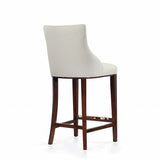 Shubert Barstool in Ivory (set of 2) by Manhattan Comfort at Eve Furniture
